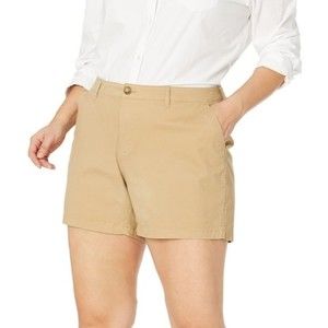 NWT khaki shorts ChinoAmazon‎ Essentials classic sz 32w 26w